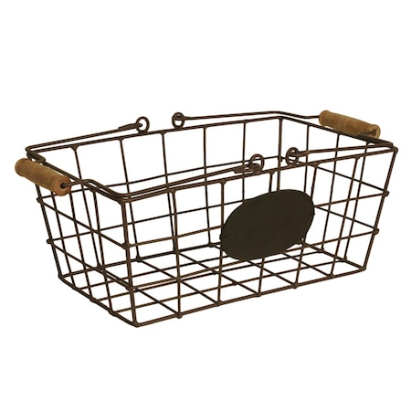 Hearthstone Furniture 6404-S Wire Market Basket, Small HE2681561